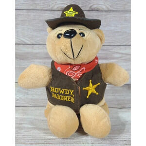 Buckaroo Bandits Plush San Antonio Sheriff Teddy Bear Stuffed Animal 9" 2018
